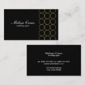 金ゴールドリングや輪2 名刺 (正面/裏面)