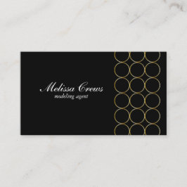 金ゴールドリングや輪2 名刺