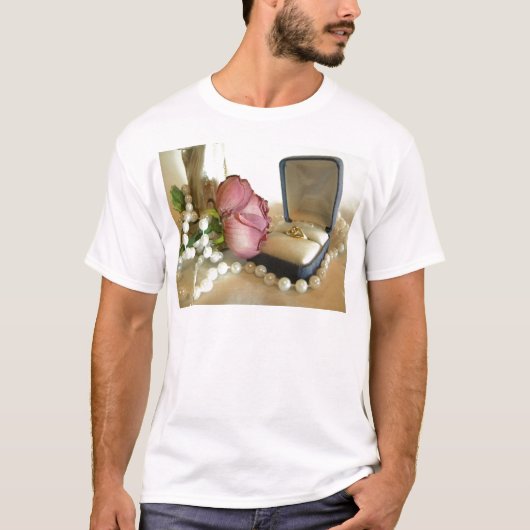 金ゴールドリングや輪 Tシャツ (正面)