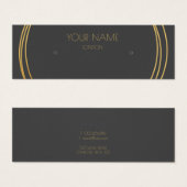 金ゴールドリングイヤリング表示カード (正面&裏面)