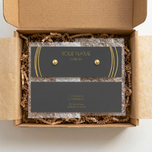 金ゴールドリングイヤリング表示カード