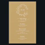 金ゴールドリーピークレストモノグラ結婚ムのメニュー<br><div class="desc">完璧な披露宴設定！このトレンディー、5.5モダンx 8.5インチの金ゴールドが好き結婚だ！エレガントシンプルかわいらしリースを取り巻く手描きの葉状のモノグラムを取り巻いた手描き結婚の。タイポグラフィパーソナライズされたでエレガント、手書きの書道がアクセントになっている。最後に、繊細なフレームでトリミングされる。スイートはこちら： https://www.zazzle.com/collections/gold_leafy_crest_monogram_wedding-119668631605460589連絡スイートを完成させる製品のデザイナー、またはこのデザインの色のバリエーションのためのOR。私たちの小さなビジネスをサポートしてくれてありがとう、私たちは本当に感謝！私たちは、あなたが私たちと同じようにこのデザインを愛し、私たちは喜んで、あなたを招待状したい私たちの新しいプライベートのFacebookグループのブリデスのための計画のヒントの一部に参加する忙しこと結婚を望む。https://www.facebook.com/groups/622298402544171 Copyright Anastasia Surridge for エレガント招待状,  all rights reserved.</div>