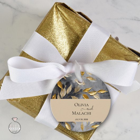 金ゴールドリーフインパストノワール フェイバータグ