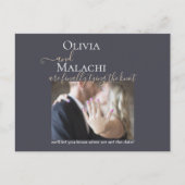 金ゴールドリーフインパストノワール 案内ポストカード (正面)