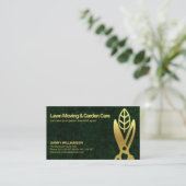 金ゴールドリーフガーデンシアーガーデンランドスケープ気にローン 名刺 (スタンド正面)