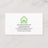 金ゴールドリーフガーデンシアーガーデンランドスケープ気にローン 名刺 (裏面)