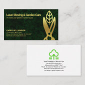 金ゴールドリーフガーデンシアーガーデンランドスケープ気にローン 名刺 (正面/裏面)