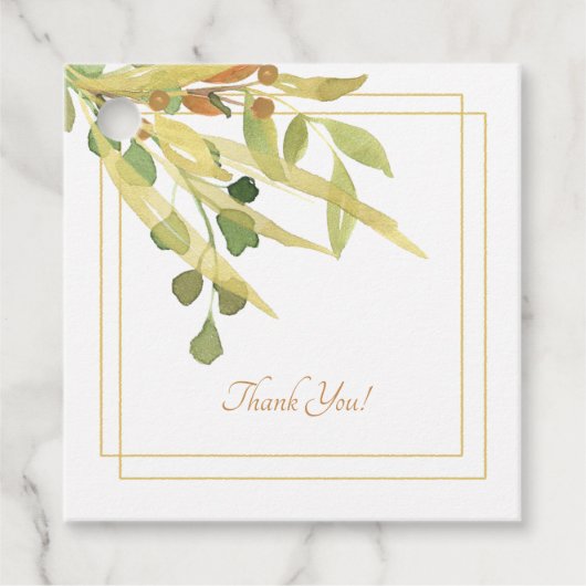 金ゴールドリーフスプレーギフトラベル フェイバータグ (正面)