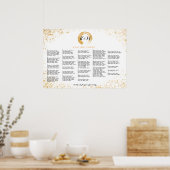 金ゴールドリーフスプレー披露宴アクセサリ ポスター (キッチン)