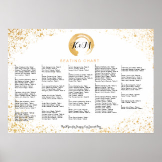 金ゴールドリーフスプレー披露宴アクセサリ ポスター