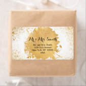 金ゴールドリーフスプレー送料および固定式 ラベル (インサイチュ)