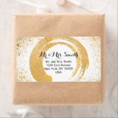 金ゴールドリーフスプレー送料および固定式 ラベル (インサイチュ)