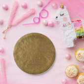 金ゴールドリーフフォイルモダンルッエレガントクシック結婚ズ ペーパープレート (パーティー)