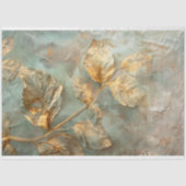 金ゴールドリーフボタニカルティッシュペーパー 薄葉紙 (正面)