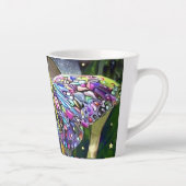 金ゴールドリーフ新年バタフライ カフェラテマグ (右)