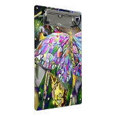 金ゴールドリーフ新年バタフライ ミニクリップボード (アングル)