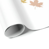 金ゴールドリーフ紙吹雪の背澄ん景 ラッピングペーパー (ロールコーナー)