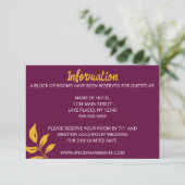 金ゴールドリーフ結婚のエンクロージャカード エンクロージャーカード (スタンド正面)