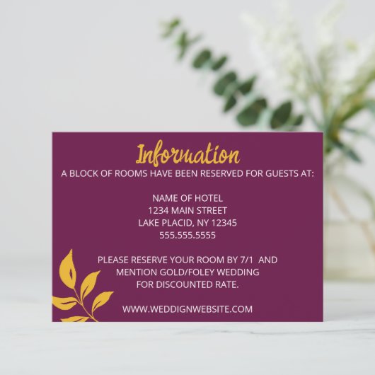 金ゴールドリーフ結婚のエンクロージャカード エンクロージャーカード (スタンド正面)