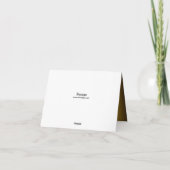 金ゴールドリーフ&ジェム50周年記念サンキューカード サンキューカード (裏面)