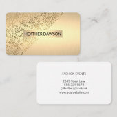 金ゴールドルクス 名刺 (正面/裏面)