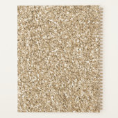 金ゴールドルクセグリッターレオパードプリント     プランナー手帳 (裏面)