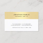 金ゴールドルッエレガントクアポイントメントリマインダテンプレート 予約カード (裏面)