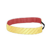 金ゴールドルッエレガントククラシックトレンディーカスタムテンプレート アスレチックヘッドバンド (右)