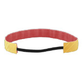 金ゴールドルッエレガントククラシックトレンディーカスタムテンプレート アスレチックヘッドバンド (裏面)