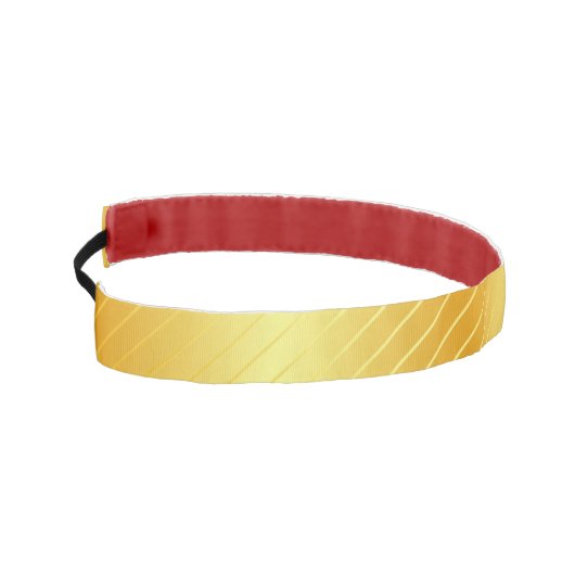 金ゴールドルッエレガントククラシックトレンディーカスタムテンプレート アスレチックヘッドバンド (左)