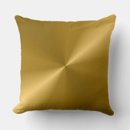 金ゴールドルックモダンプリント クッション