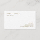 金ゴールドルック文字プレミアムウルトラシックラグジュアリーエリート 名刺 (裏面)