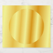 金ゴールドルッ空白のクテンプレートグラカスタムマーエレガント ビールラベル (シングルラベル)