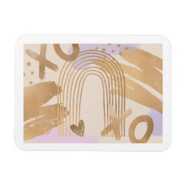 金ゴールドレインボーXOXOマグネット マグネット