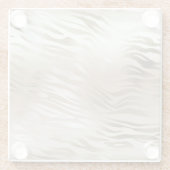 金ゴールドレオパードグラデーションプリントガラスコースター ガラスコースター (裏面)