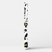 金ゴールドレオパード印刷、シームレスなパターン。 Case-Mate iPhoneケース (裏面 / 左)