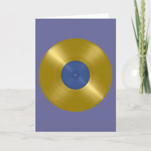 金ゴールドレコードアルバム カード
