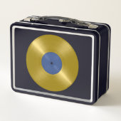 金ゴールドレコードアルバム メタルランチボックス (裏面)