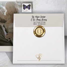 金ゴールドレコードユニークヴィンテージ結婚ズ ラウンドシール