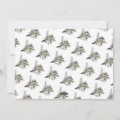 金ゴールドレタリングオーバーレイメリークリスマスフォトカード シーズンカード (裏面)