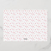 金ゴールドレタリング |写真で最も幸せなクリスマス 箔シーズンカード (裏面)