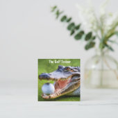 金ゴールドレッスンのトレーニングプロフェッショナル スクエア名刺 (スタンド正面)