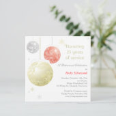 金ゴールドレッドシルバーウィンターリタイアメントパーティー 招待状 (スタンド正面)