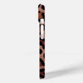 金ゴールドレッドブラウンブラックレオパードアニマルプリント Case-Mate iPhoneケース (裏面 / 左)
