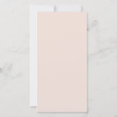 金ゴールドレッドブラックバラフローラブライダルシャワー招待状 サンキューカード (裏面)