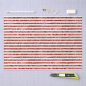 金ゴールドレッドホワイトグリッターストライプクリスマス 薄葉紙 (クラフト)