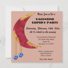 金ゴールドレッドムーンブルーハートジュエルバレンタインデー