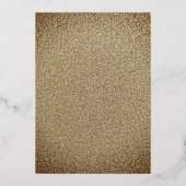 金ゴールドレッドローズティアラレースキンセアニェラ誕生日 箔招待状 (裏面)