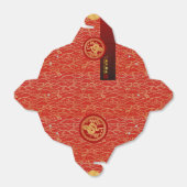 金ゴールドレッド中国のスネーク紙カット2025 TOFB フェイバーボックス (折り畳みなし)