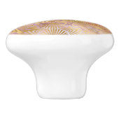 金ゴールドレトロマーブルファンカスタム セラミックノブ (側面)